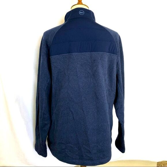 VINEYARD VINES PULLOVER 1/4 ZIP QUILTED FRONT - Picture 4 of 9